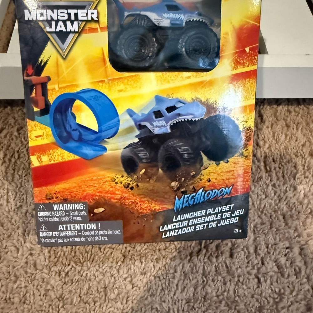 Monster Jam Megalodon Launcher Playset - Blue